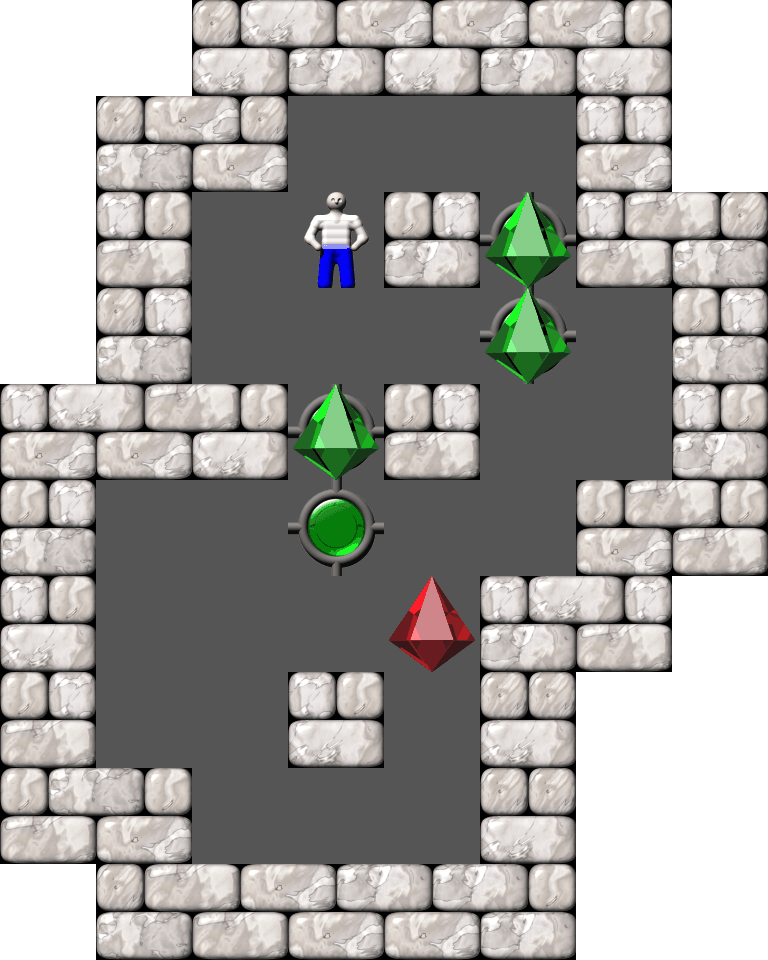 Sokoban The Warehouse I - Vertical Mobility level 35